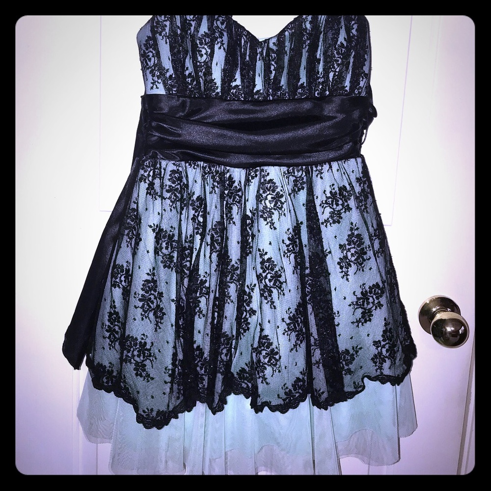 B. Darlin Juniors Empire Waist Dress